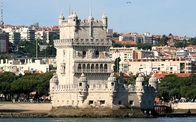 Der Torre de Belem on der Hauptstadt von Portugal