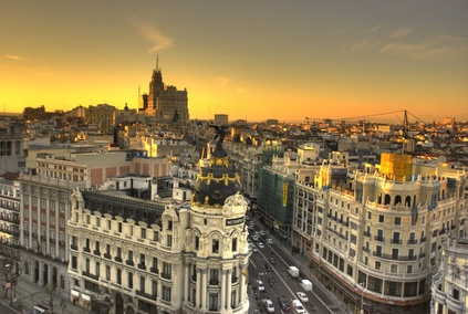 Blick �ber Madrid, der Hauptstadt von Spanien